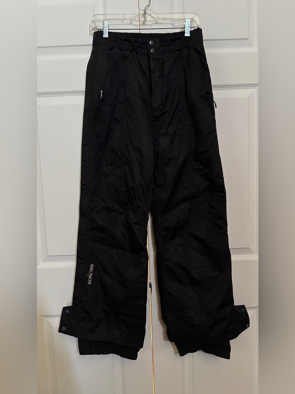Avalanche Skiwear Black Insulated Snow Ski Pants Women’s S/P Small Waterproof